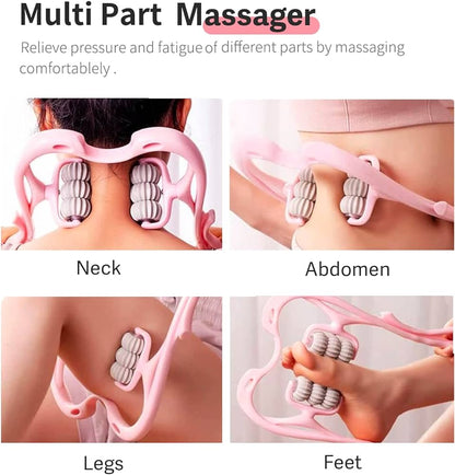 Neck 6 roller Massager